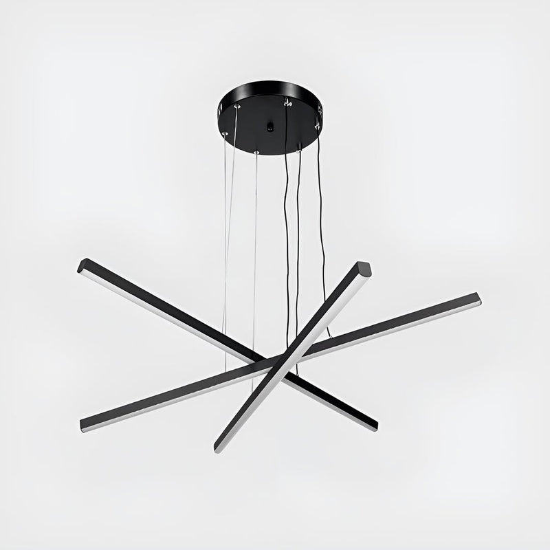 Підвісний світильник Geometry L-80см Led 59W 3000K 4000K 6000K Black 250618-200001679