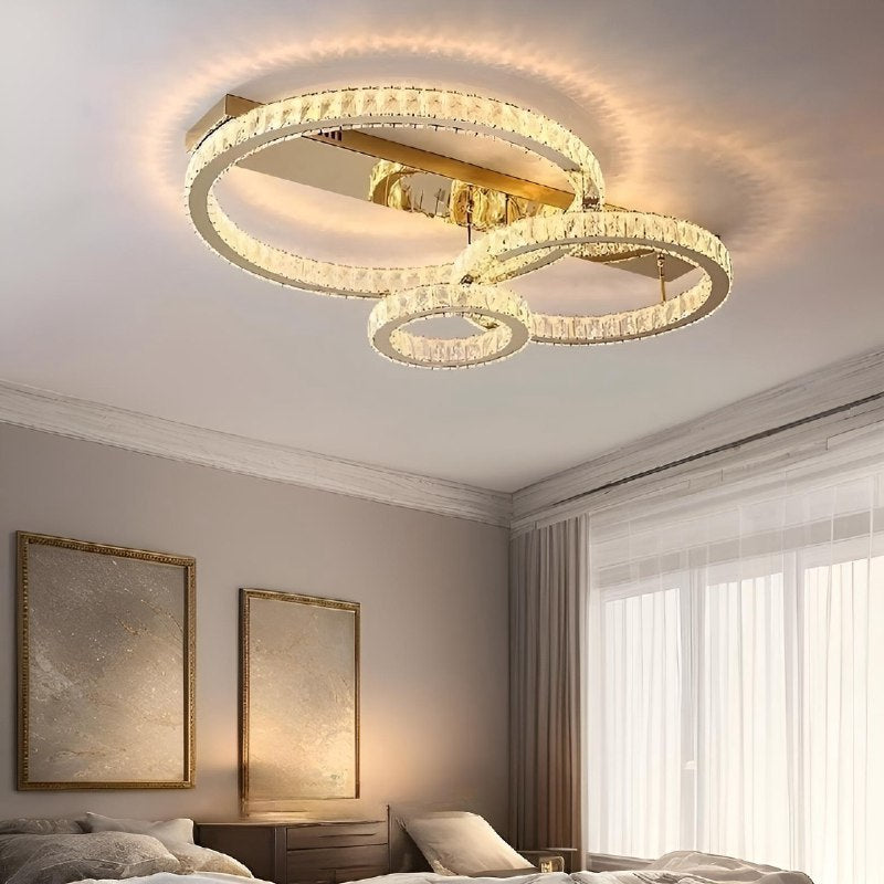 Стельовий світильник Almaz gold L770 Led 75W 3000K 4000K 6000K Gold 240953-200001067