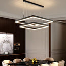 Підвісний світильник Square D600 + D400 Led 60W 3000K 4000K 6000K Black 250218-200001512