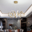 Підвісні світильники Curly Ring Titanium Gold 3000K 4000K 6000K L500 Led 69W / L700 Led 83W 240118-200000661