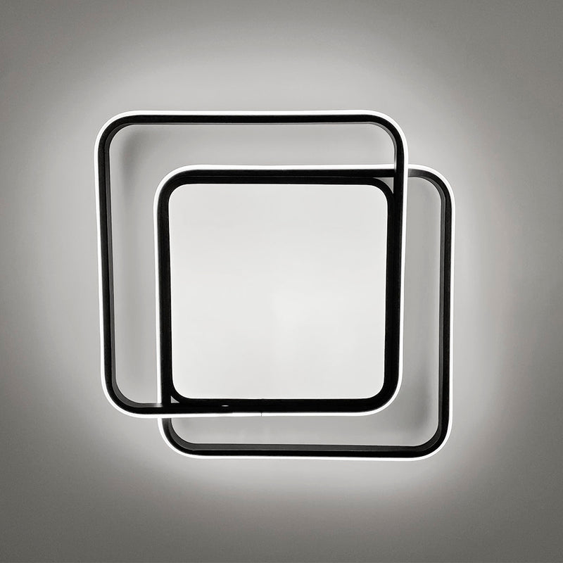 Стельовий світильник Ceiling squares L470 Led 70W 3000K 4000K 6000K Black 250218-200001540