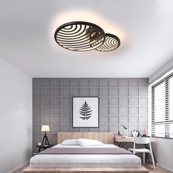 Настінно стельові світильники Meridian Double Black L560 Led 37W 3500K 230920-200000313