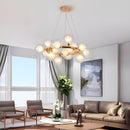 Підвісний світильник Bubbles Gold D-60cm E27 Gold + White 250635-200001648