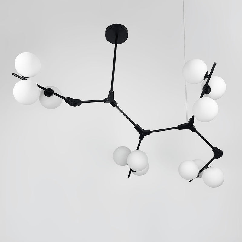 Підвісний світильник Berries H750 12xG9 Black + White 250118-200001438