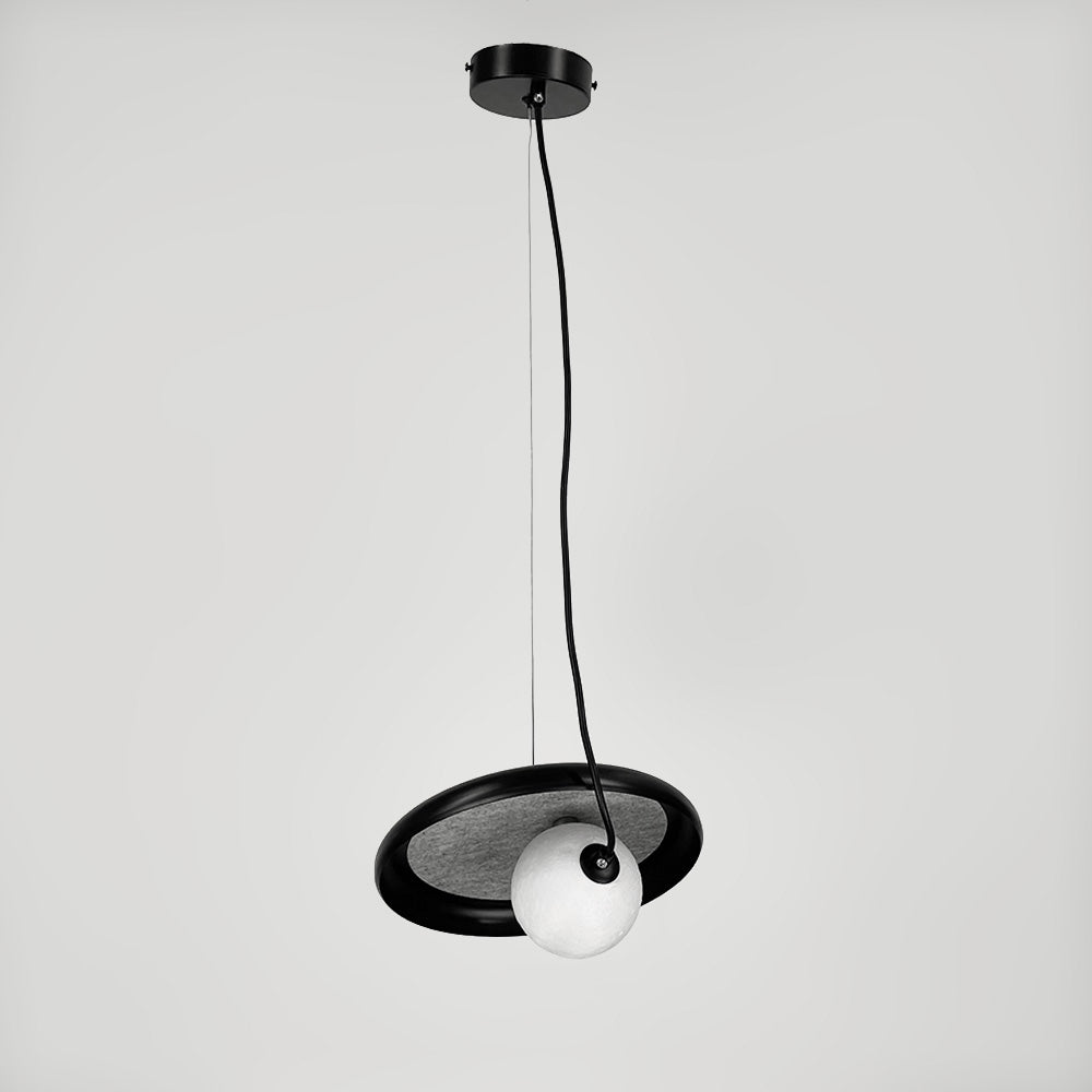 Підвісний світильник Shell D250 1xG9 Black + White 250118-200001441