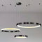 Підвісний світильник Rings D40 + D50 + D60 Led 156W 3000K 4000K 6000K Black 250688-200001656