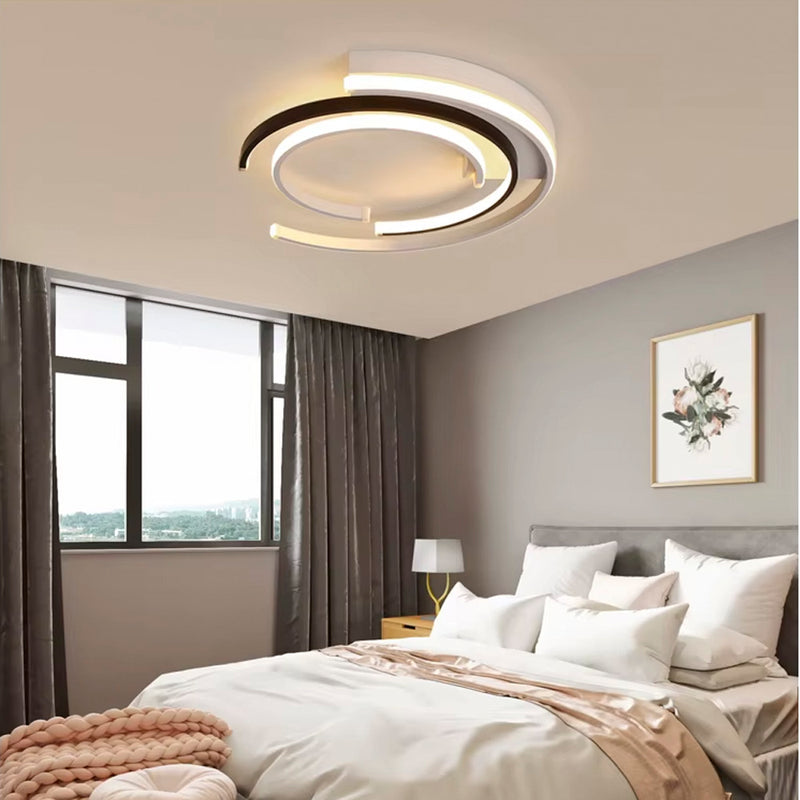 Стельовий світильник Geometry D500 Led 53W 3000K 4000K 6000K Black + White 250218-200001495