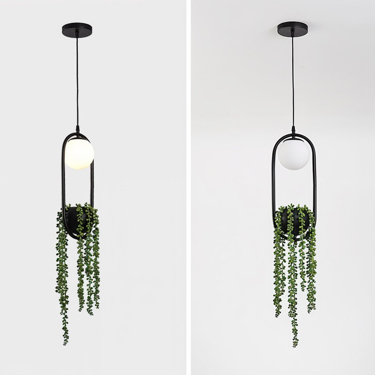 Підвісний світильник Flora D150 1xE27 Black + White + Green 241210-200001322