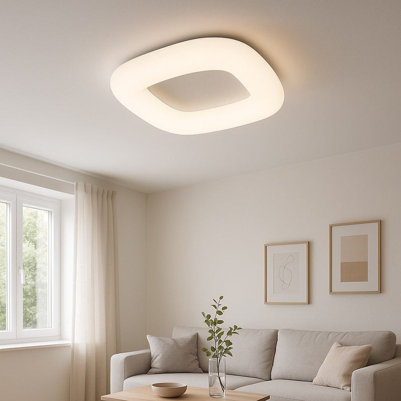 Стельовий світильник Donut D-47cm H 10см Led 55W 3000K 4000K 6000K White 250618-200001641