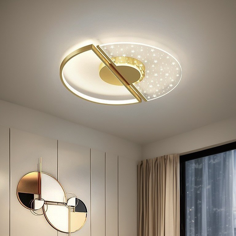 Стельовий світильник Pero ceiling D490 Led 48W 3000K 4000K 6000K Gold 250335-200001563