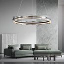 Підвісні світильники Restraint H100 D600 Led 50W / D800 Led 67W 3000K 4000K 6000K Black 250118-200001389