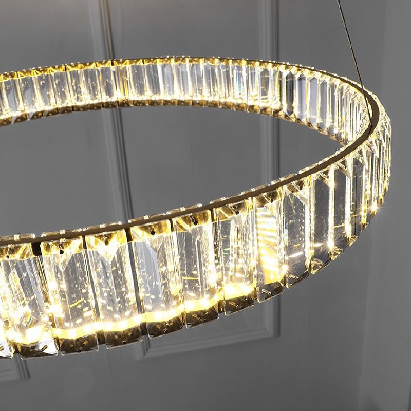 Підвісні світильники Brass ring luxury H(max) 950 D600 Led 38W / D800 Led 50W 3000K 4000K 6000K Gold 240788-200000995