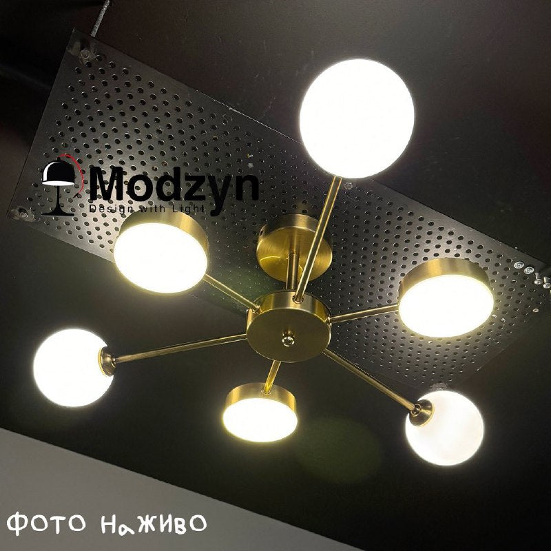 Стельові світильники Molecular 6 D560 3xG9 + Led-модуль Black / Gold 231127-200000549