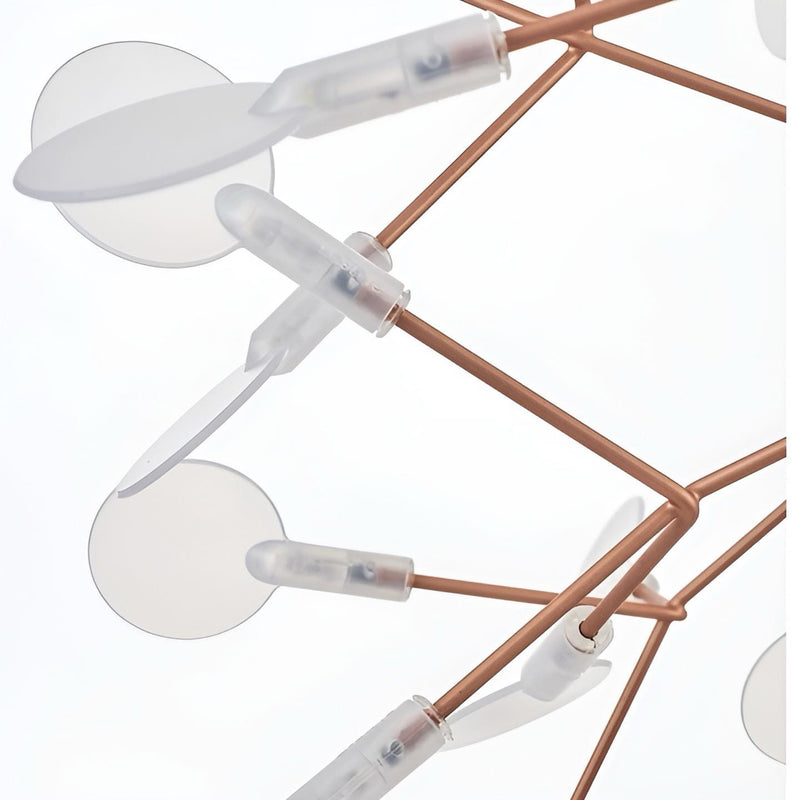 Підвісна люстра Led Petals Copper D720 Led 23W 3000K Copper + White 231001-200000425
