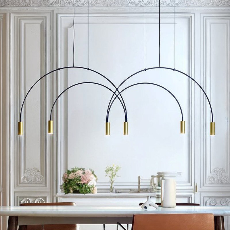 Підвісний світильник Led outil 6 L1300 6xGU10 Black + Gold 241076-200001108
