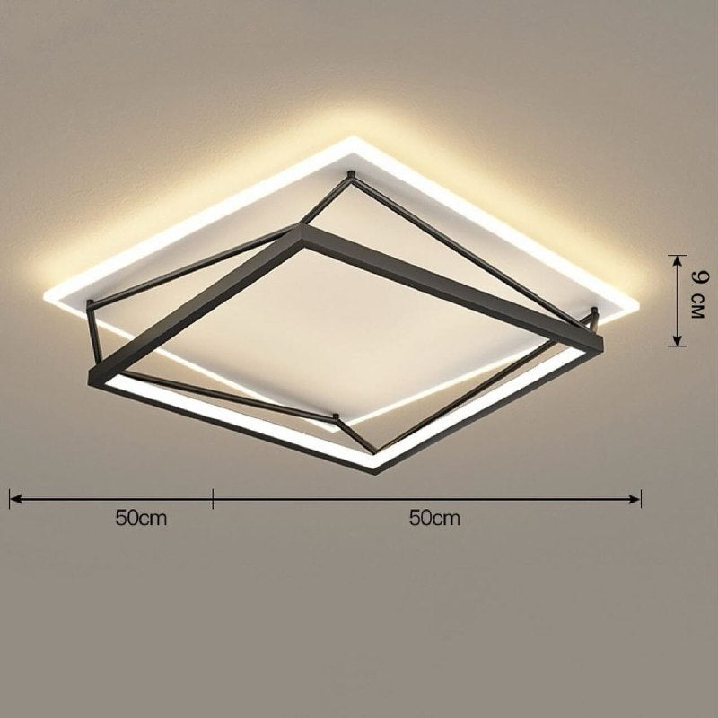 Стельовий світильник Squares L500 Led 73W Black + White 240418-200000810