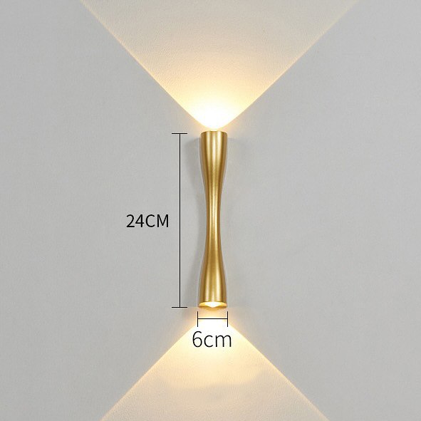 Настінні світильники Thin Led Lamp Gold / Black H240 Led 10W 3000K 240118-200000664