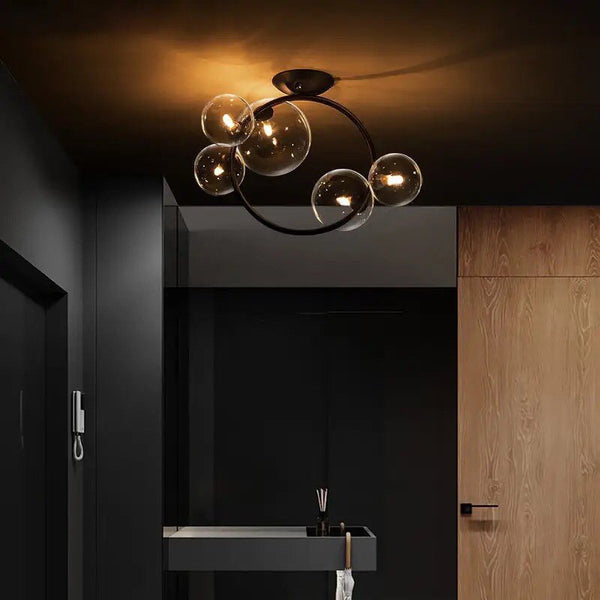 Люстра IONA Ceiling Bubbles 5xG9 D500 Black 230618-200000144