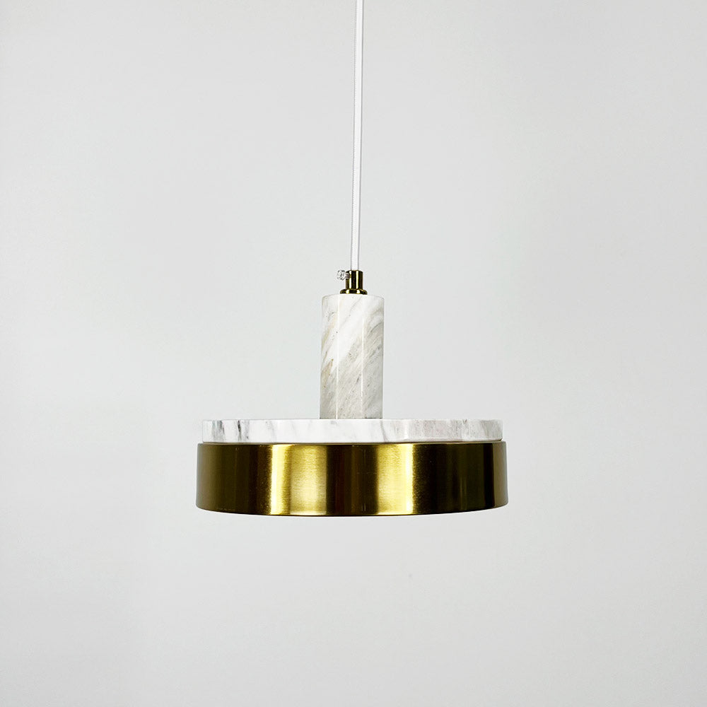 Підвісний світильник Marble with gold D200 Led 13W 4000K White + Gold 250218-200001474