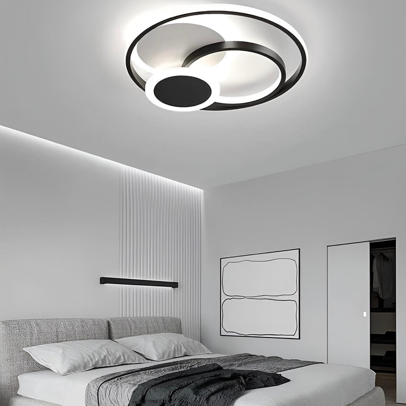 Стельові світильники Ceiling Smart Ring Trio D500 Led 100W 3000K-5000K Black+White / White 230860-200000283