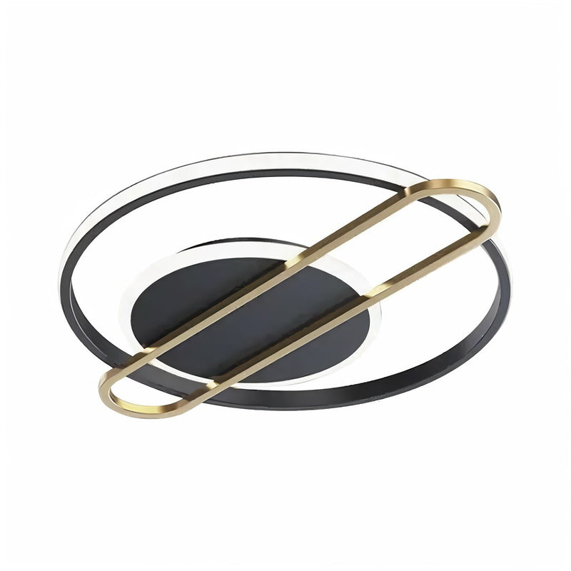 Стельолвий світильник Ceiling clip circle L520 Led 47W 3000K 4000K 6000K Black + Gold 241276-200001328