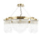 Підвісний світильник Circle Glass Tubes Gold D800 6xE14 Gold 240488-200000829