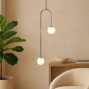 Підвісний світильник Faro Bollo H-118см 2xG9 Chrome + White 250666-200001685