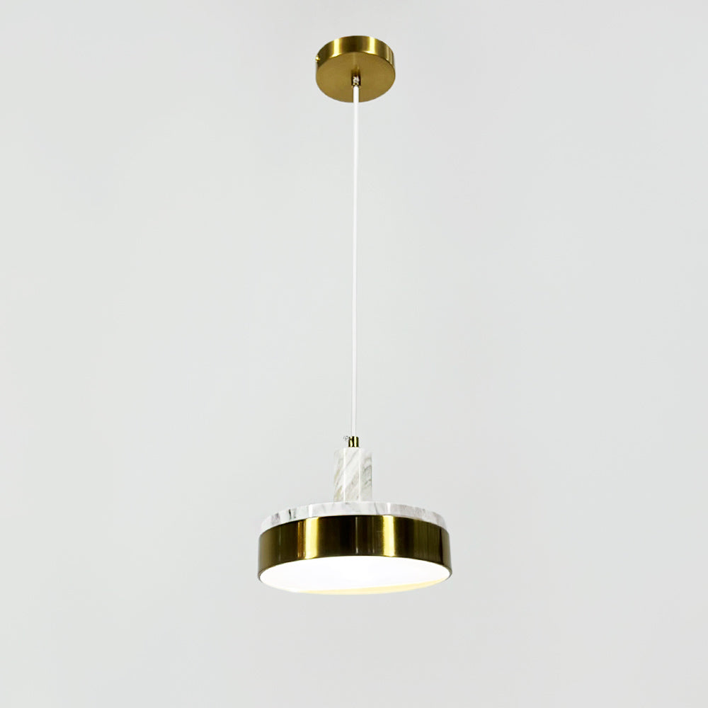 Підвісний світильник Marble with gold D200 Led 13W 4000K White + Gold 250218-200001474