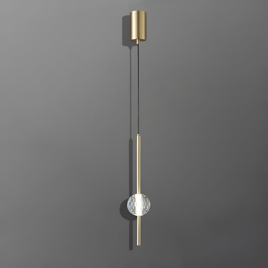 Підвісний світильник Bollo D-8см Led 10W 3000К + 4000К + 6000К Gold 250610-200001658