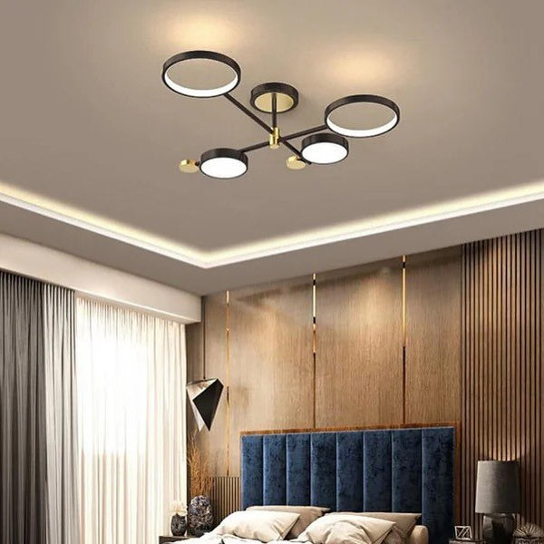 Стельовий світильник Gold and black H220 Led 30W 3000K 4000K 6000K Black + Gold 240576-200000847