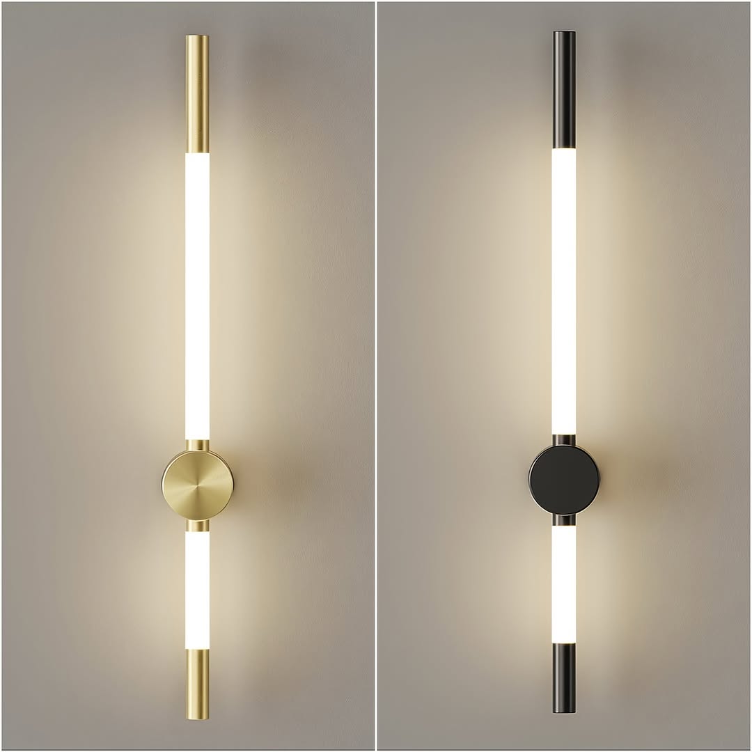 Настінний світильник Pipe line simple L600 Led 9W / L800 Led 12W 4000K Gold 250335-200001558