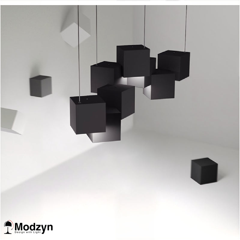 Люстра Led Cubes Black White Modzyn Design 24013-192209