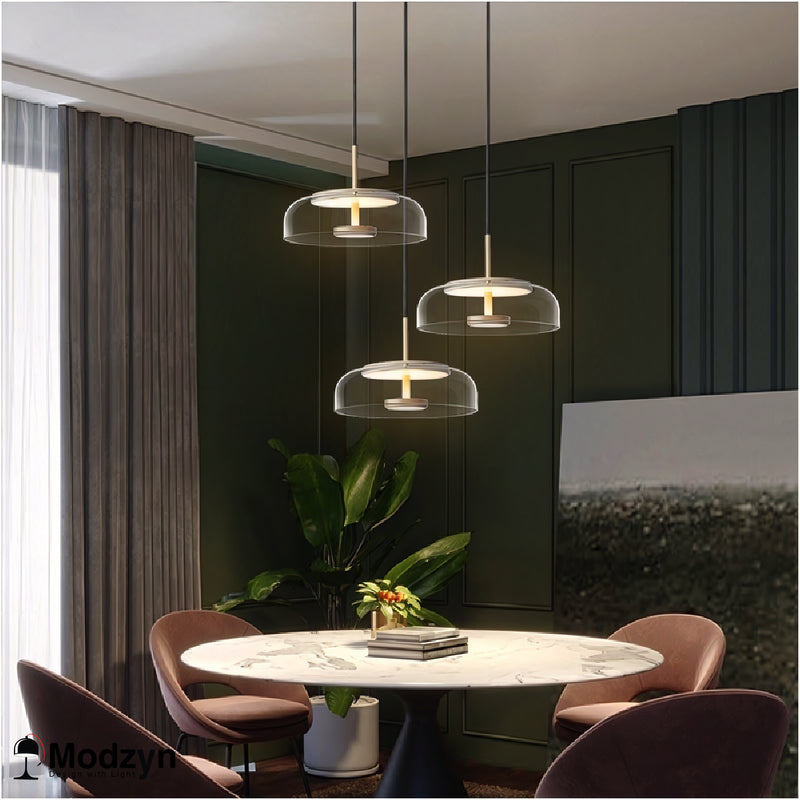 Підвіс Led Jellyfish Gold Clear D 23 Modzyn Design 24013-192279