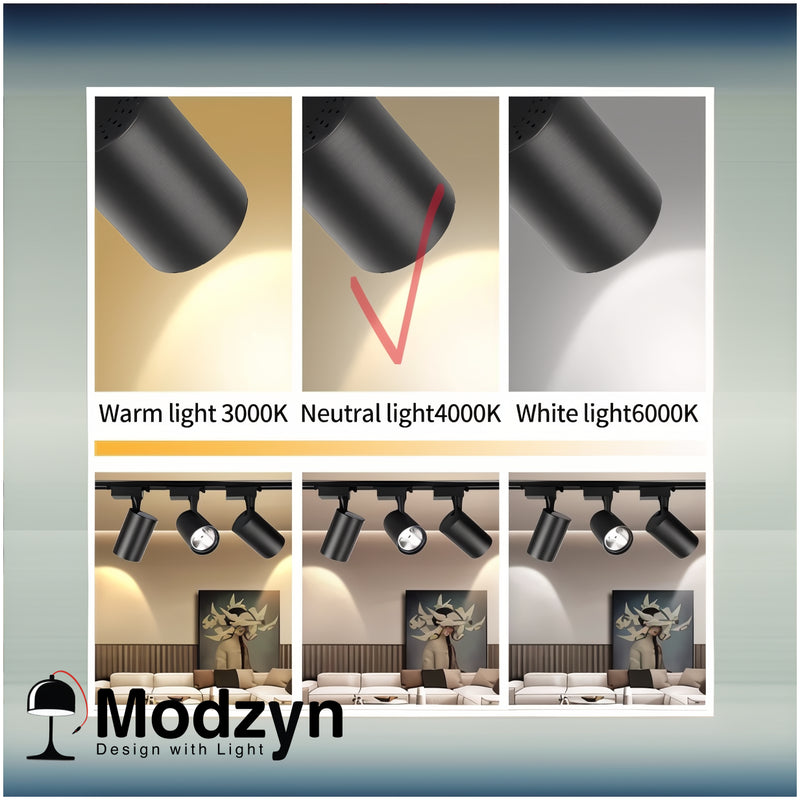 Спот На Треку Spotlight 20w 4000k Modzyn Design 24013-194831