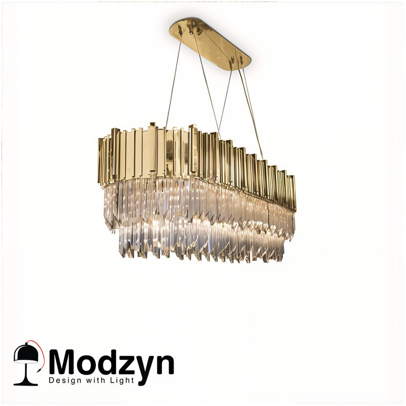 Люстри У Стилі Сучасна Класика Empire Gold Oval Modzyn Design 240414-226149