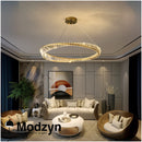 Люстра Gold Crystal Circle Modzyn Design 240414-227680