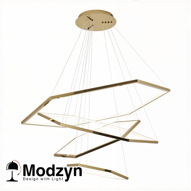 Люстра Geometry Gold Lamp Modzyn Design 240414-227908