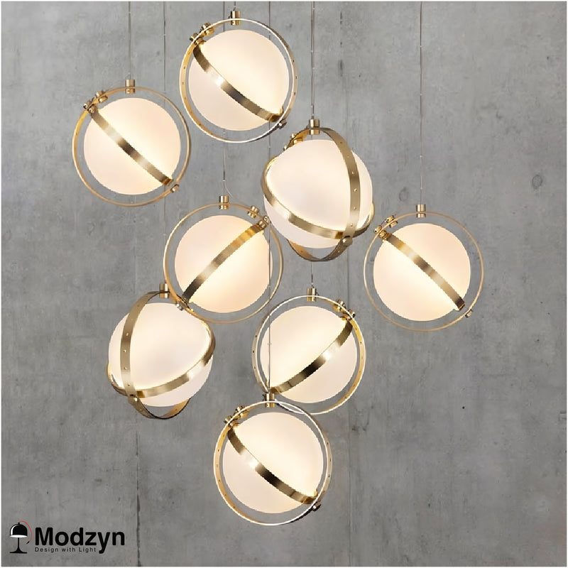 Підвіс Led Sphere White Gold Modzyn Design 24053-228034