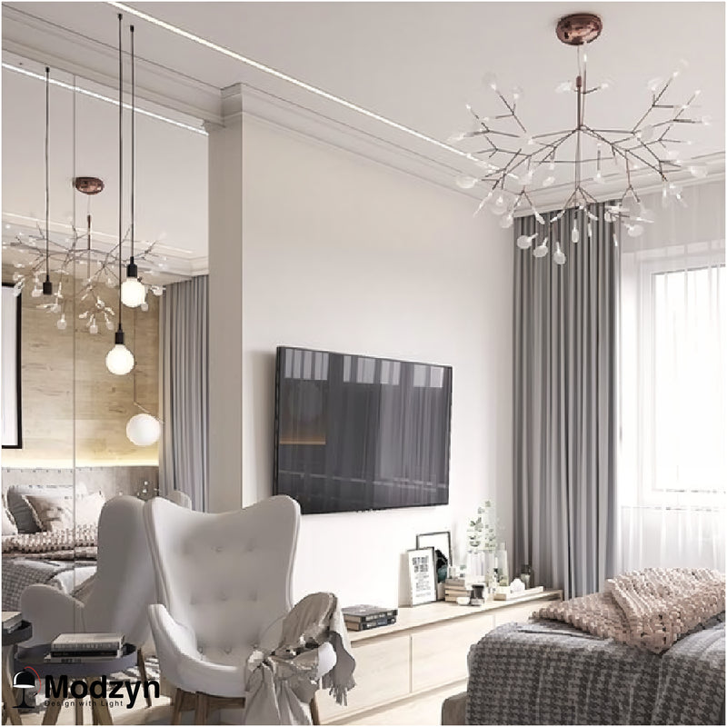 Люстра Led Petals Copper Modzyn Design 24053-228153