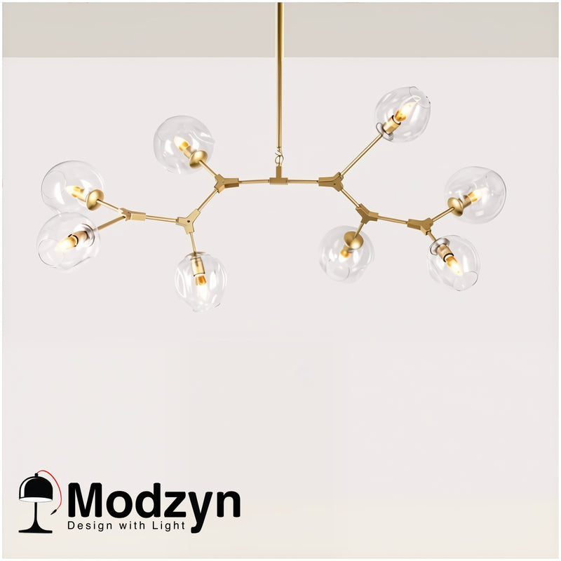 Люстра Glass Gold Clear Modzyn Design 24053-228158