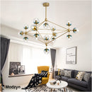 Люстра Modo Gold Blue Modzyn Design 24053-229003