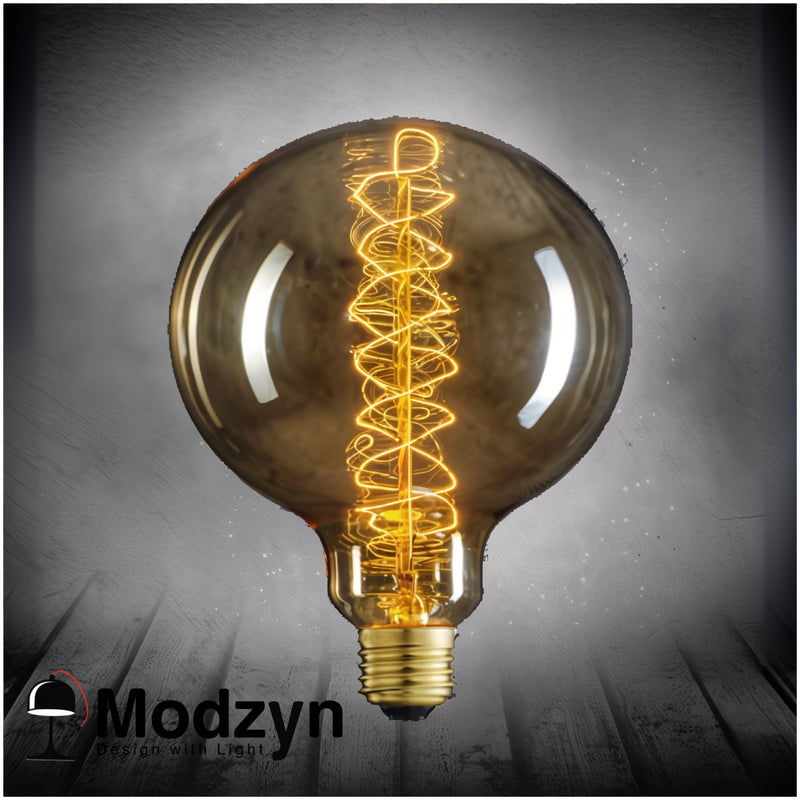 Лампа Edison G125 Spiral Диммируемая Modzyn Design 24053-229029