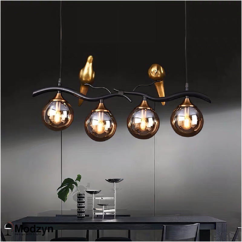 Подвес Rise Birds Gold Black Modzyn Design 24083-233774