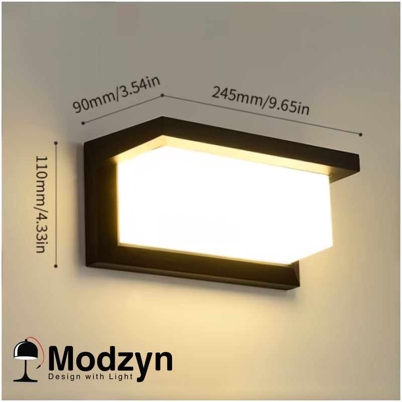 Настінний Вуличний Світильник Black Sensor Modzyn Design 24113-236625