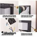 Настінний Вуличний Світильник Black Sensor Modzyn Design 24113-236625