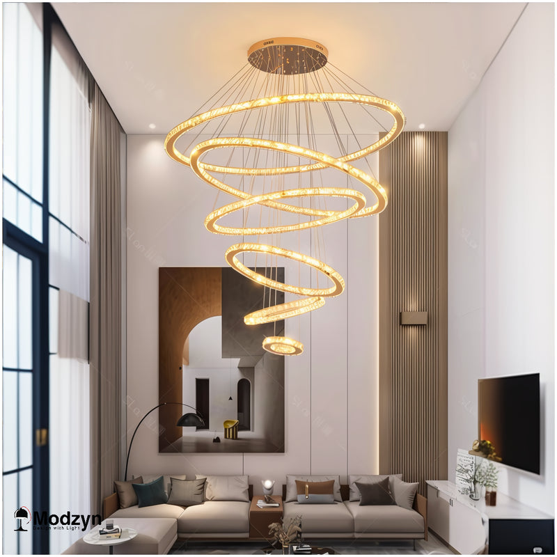 Люстра Gold Crystal Longi Modzyn Design 250814-240878