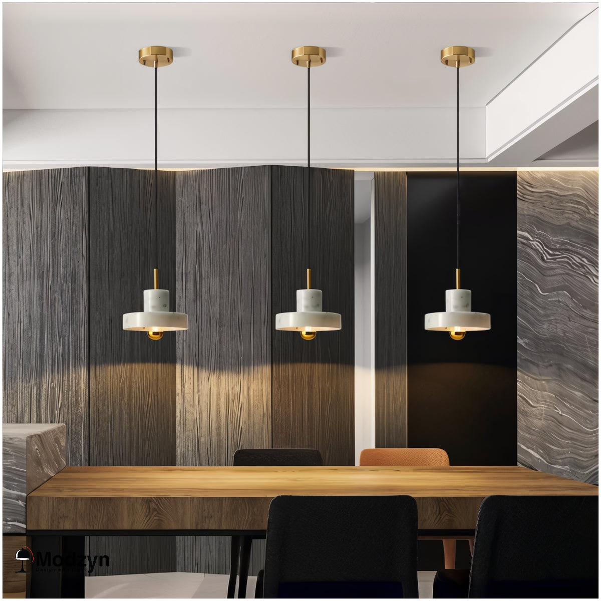 Підвісна Люстра Marble Liqiy White Modzyn Design 250914-242202