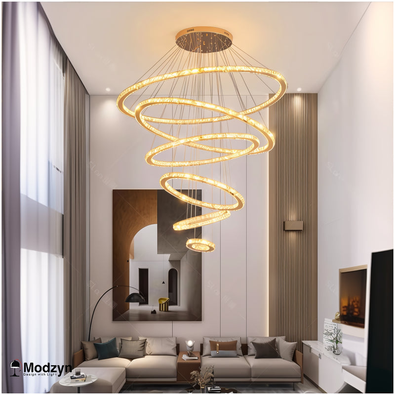Люстра Gold Crystal Longi Modzyn Design 250914-242249