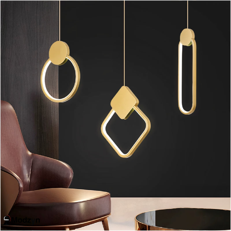 Люстра Curly Lamp Gold Modzyn Design 250914-242270