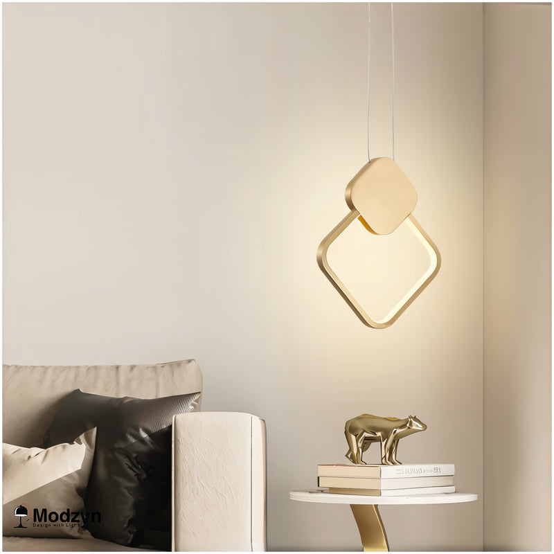 Люстра Curly Lamp Gold Modzyn Design 250914-242320